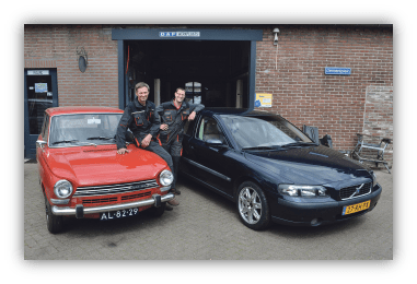 Tonnie en John Clement bij DAF en Volvo